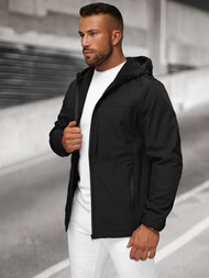 Chaqueta softshell para hombre negro OZONEE JS/27B6523/3