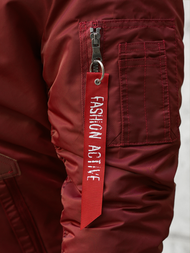 Chaqueta de hombre burdeos OZONEE O/X1026KZ