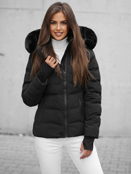 Chaqueta de mujer en negra OZONEE JS/M770/392Z