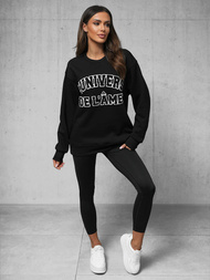 Sudadera de negra OZONEE O/SWE23055