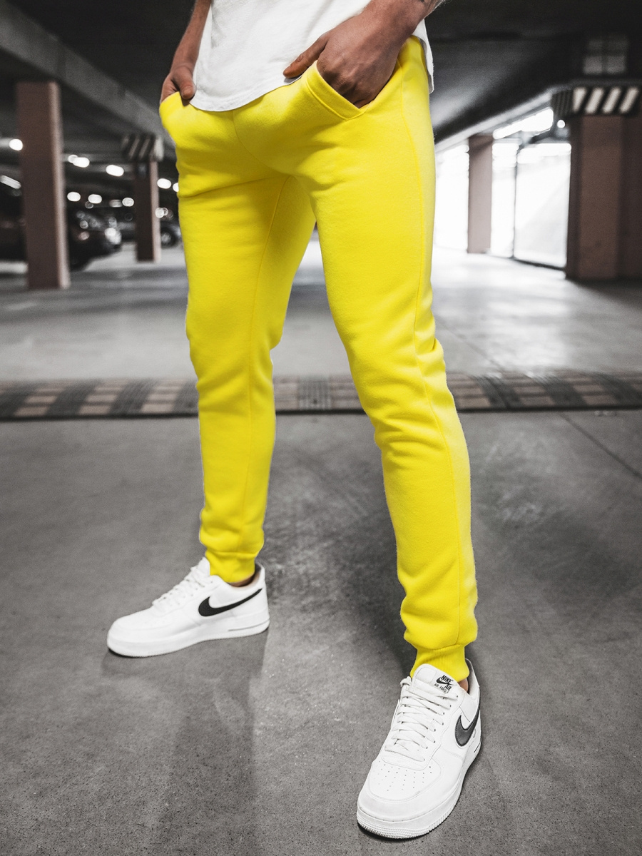 Fashion pantalon chandal amarillo