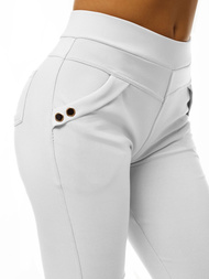 Leggings para mujer blancos OZONEE JS/1041/B11