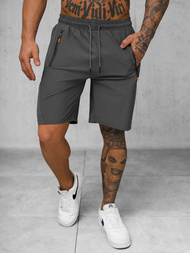 Pantalones cortos deportivos para hombre grafito OZONEE JS/12K1803/5