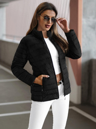 Chaqueta de mujer negra OZONEE JS/16M9109/392Z