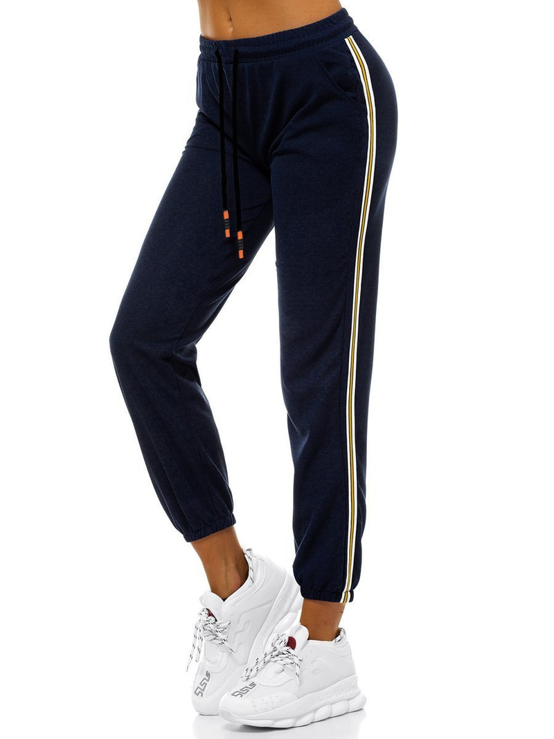 Pantalón de chándal para mujer azul marino OZONEE JS/1020/B4