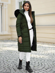 Chaqueta de mujer caqui OZONEE O/W377Z