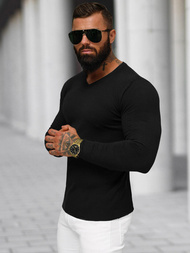 Jersey de hombre negro OZONEE NB/MMB601/4Z