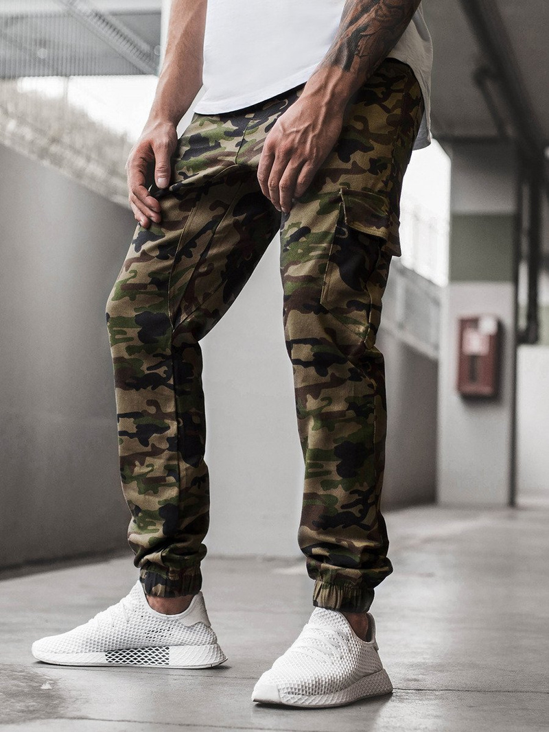 Pantalón jogger de hombre verde OZONEE A/404