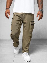 Pantalón de hombre beige oscuro OZONEE O/PS5527
