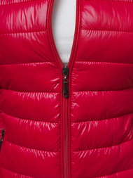 Chaleco de mujer roja OZONEE JS/16M9153/270Z