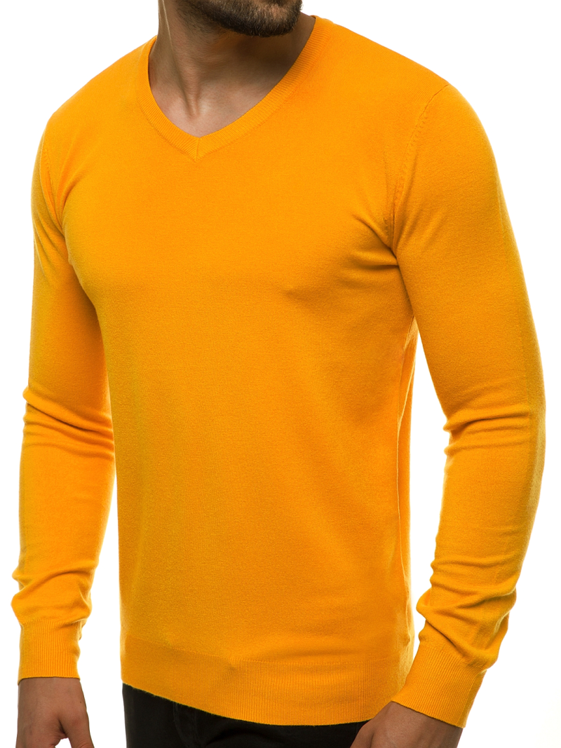 Jersey de hombre amarillo OZONEE TMK/YY03/17
