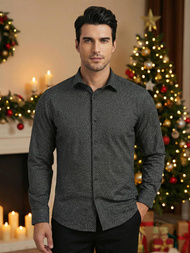 Camisa de hombre negra OZONEE V/V184Z