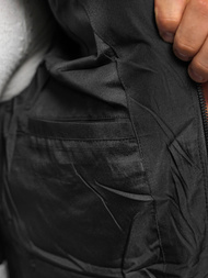 Chaqueta de hombre negra OZONEE JS/31M5003/B