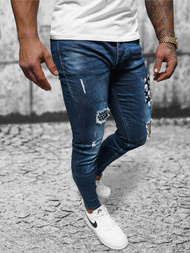 Vaqueros de hombre azul oscuro OZONEE NB/MP0015BS