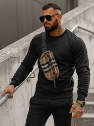 Chándal de hombre negro OZONEE JS/68C10380/3Z