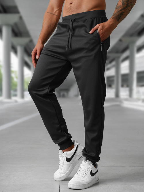 Pantalón de chándal de hombre negras OZONEE JS/15K1835/3