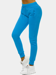 Pantalón de chándal para mujer celeste OZONEE JS/CK01/36