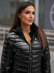 Chaqueta de mujer negra OZONEE JS/16M9106/392