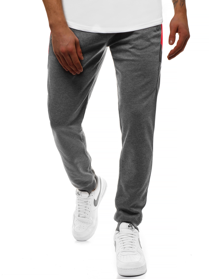 Pantalón de chándal de hombre grafito OZONEE JS/JZ11026
