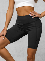 Leggins mujer cortos negros OZONEE JS/XY24003S
