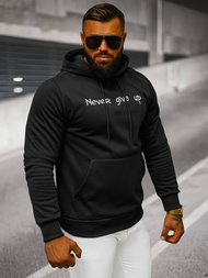 Sudadera de hombre negra OZONEE JS/27B6512/3