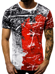 Camiseta de hombre roja OZONEE JS/SS10929