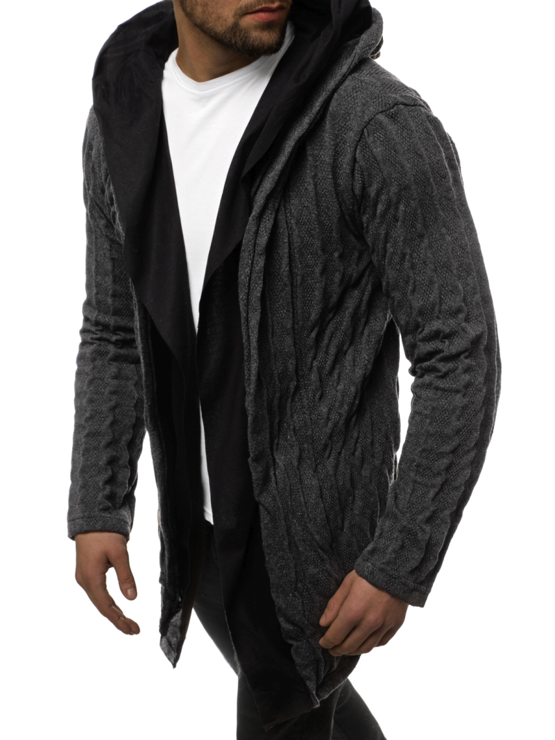 Sudadera de hombre grafito OZONEE MACH/2138