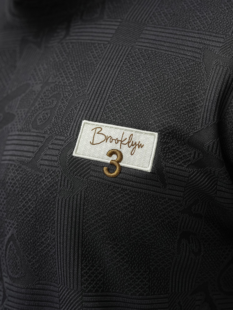 Camiseta de hombre negras OZONEE O/QQ1568