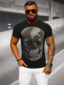 Camiseta de hombre negras OZONEE NB/MT3038Z