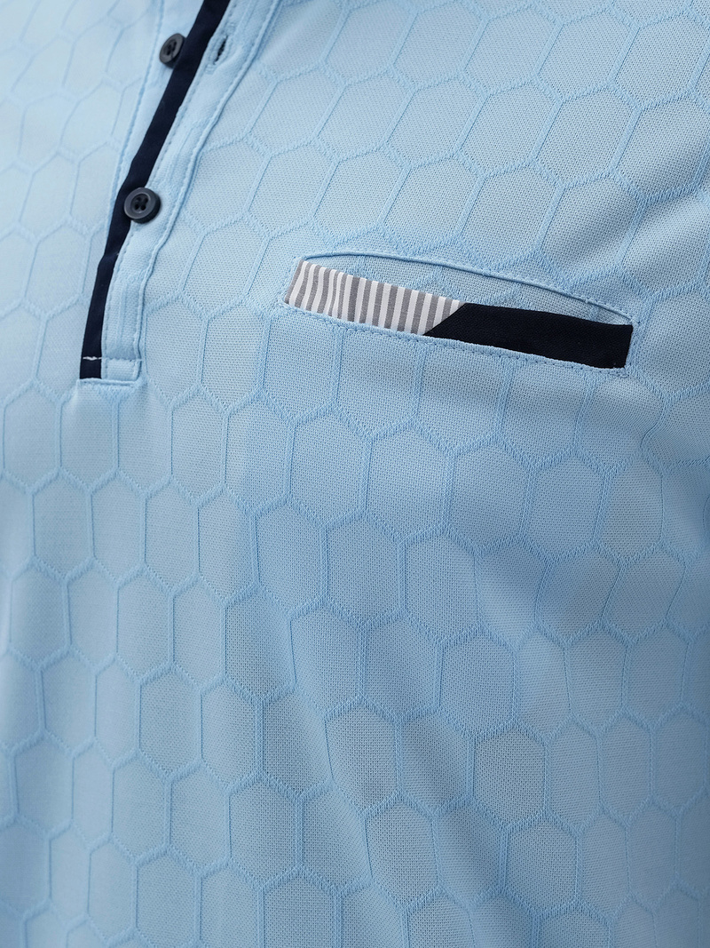 Polo de hombre azul OZONEE O/QQ923