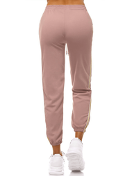 Pantalón de chándal para mujer rosa claro OZONEE JS/1020/B16