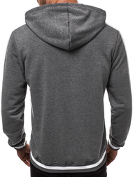 Sudadera de hombre grafito OZONEE A/1009Z