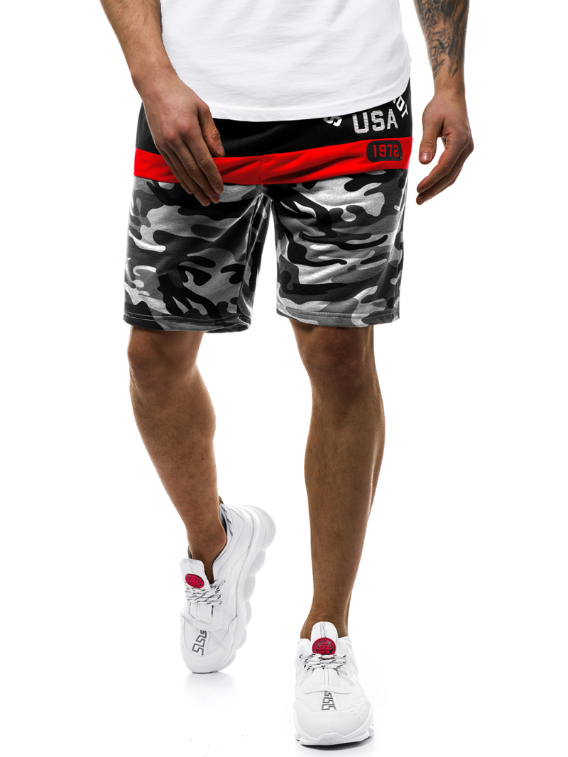 Pantalón corto de hombre gris JS/KK300157