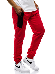 Pantalón de chándal de hombre rojo OZONEE JS/JZ11011
