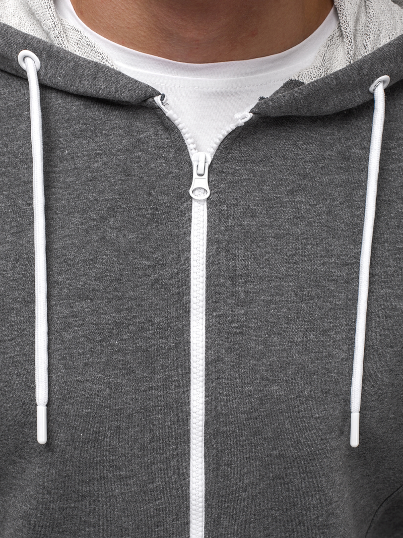 Sudadera de hombre grafito OZONEE A/1009Z