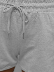 Pantalones cortos de chándal para mujer gris OZONEE JS/8K1256/2Z