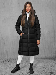 Chaqueta de mujer negra OZONEE JS/M736/392