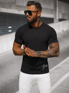 Camiseta de hombre negras OZONEE O/L1192