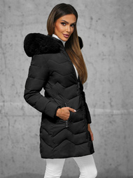 Chaqueta de mujer negra OZONEE JS/16M9121/392