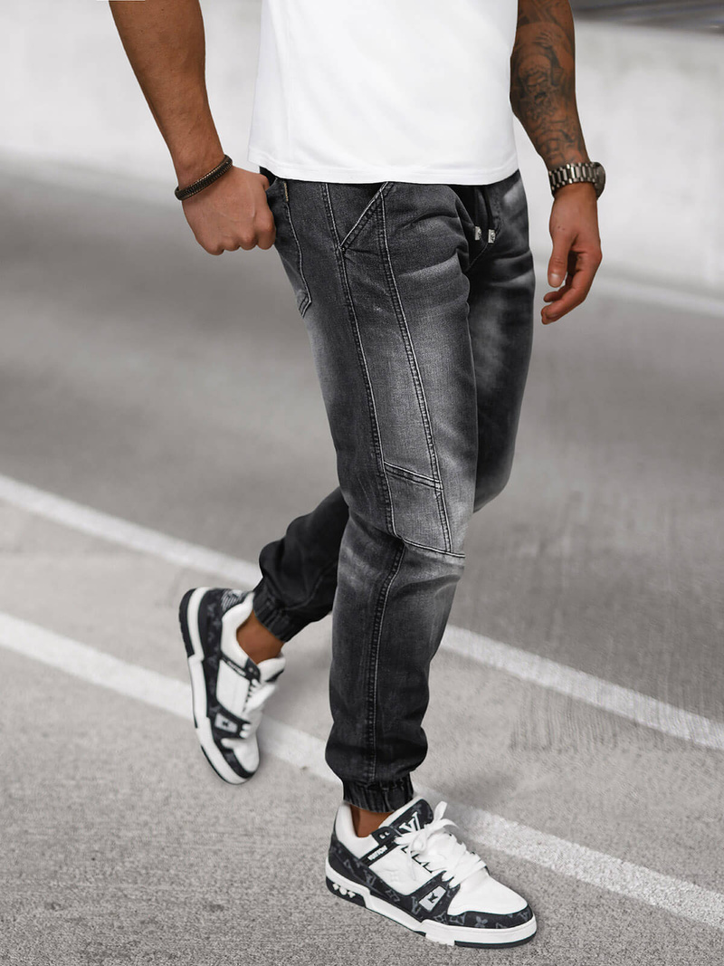 Pantalón jogger de hombre negras OZONEE NB/MP0115N