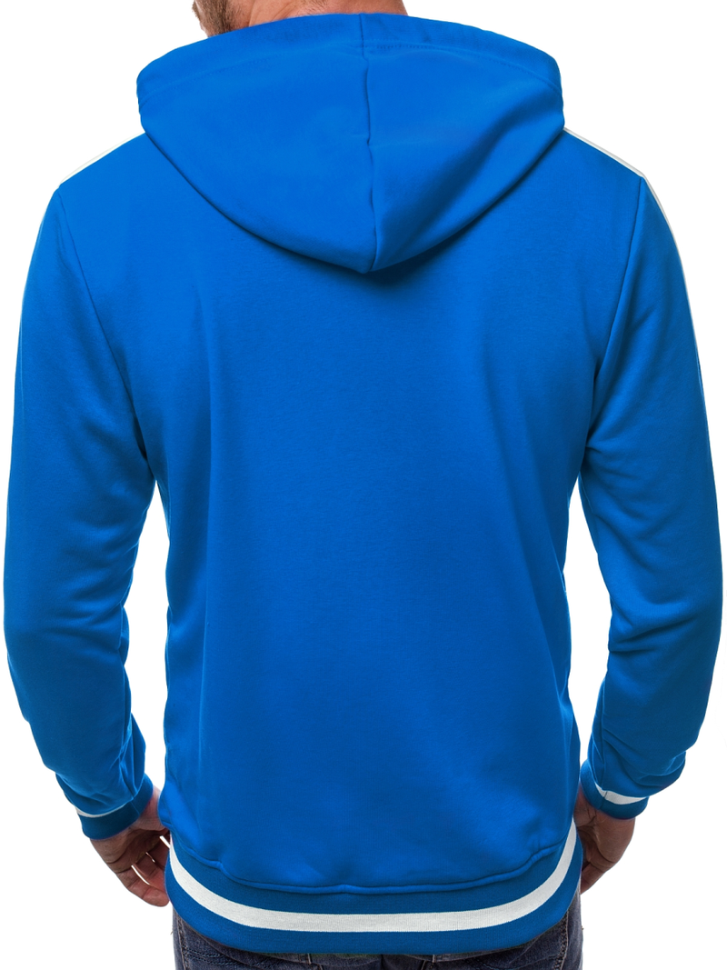 Sudadera de hombre azul OZONEE A/1009Z