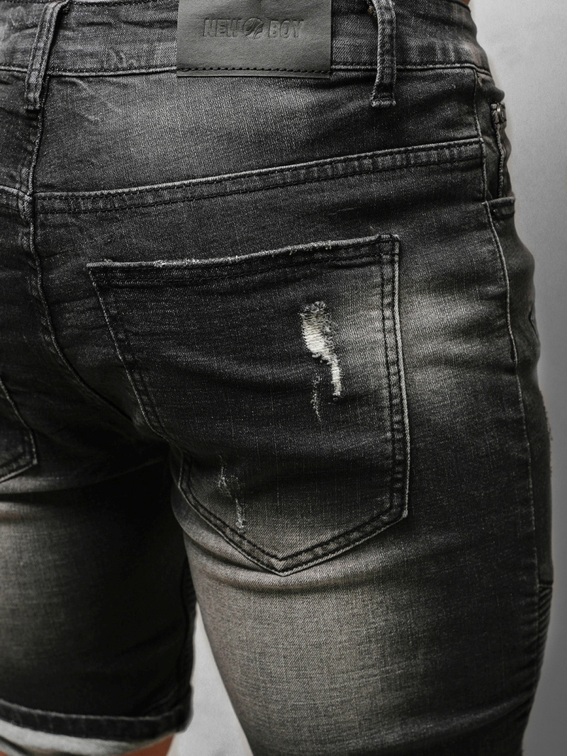 Pantalón corto de hombre negras OZONEE NB/MP0033N