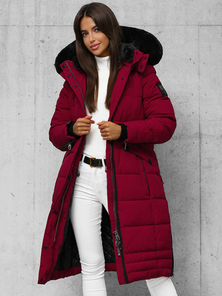 Chaqueta de mujer burdeos OZONEE O/W377