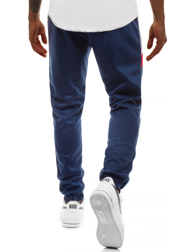 Pantalón de chándal de hombre azul marino OZONEE JS/JZ11026