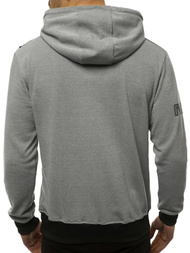 Sudadera de hombre gris OZONEE JS/DD20131