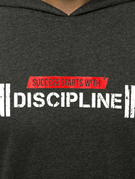 Camiseta sin mangas de hombre grafito OZONEE MACH/M1211