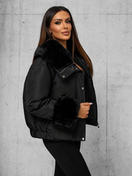 Chaqueta de mujer en negra OZONEE O/H833Z