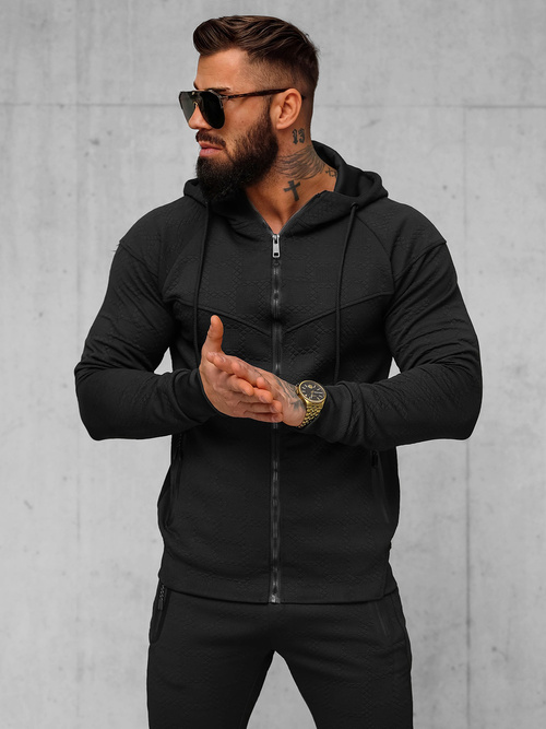 Chándal de hombre negro OZONEE O/FF3705AB