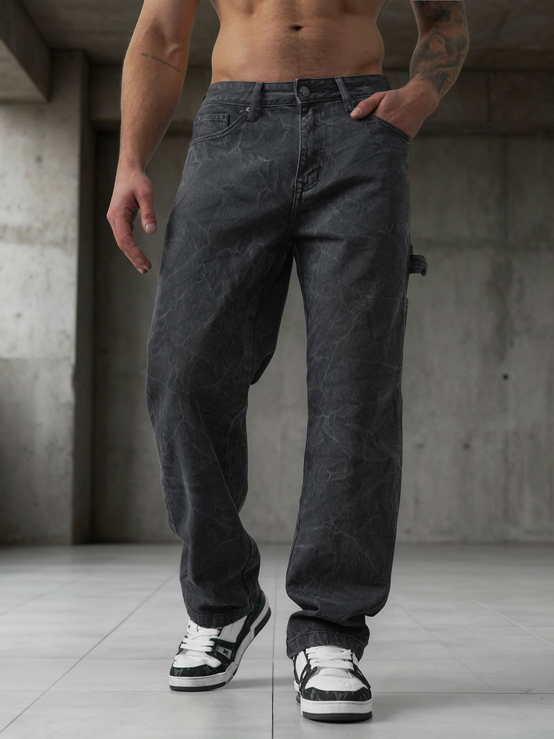 Vaqueros de hombre grafito OZONEE O/KK2828/5