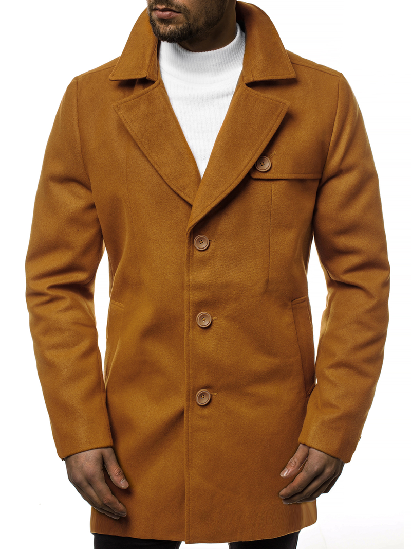 Abrigo de hombre camel OZONEE N/5922Z